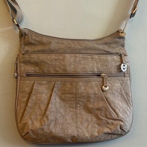 Travelon Chic Tan Crossbody Bag